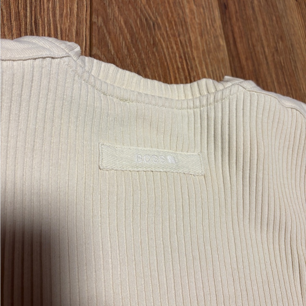 Hugo Boss Cream Thermal Sweater - Picture 3 of 3